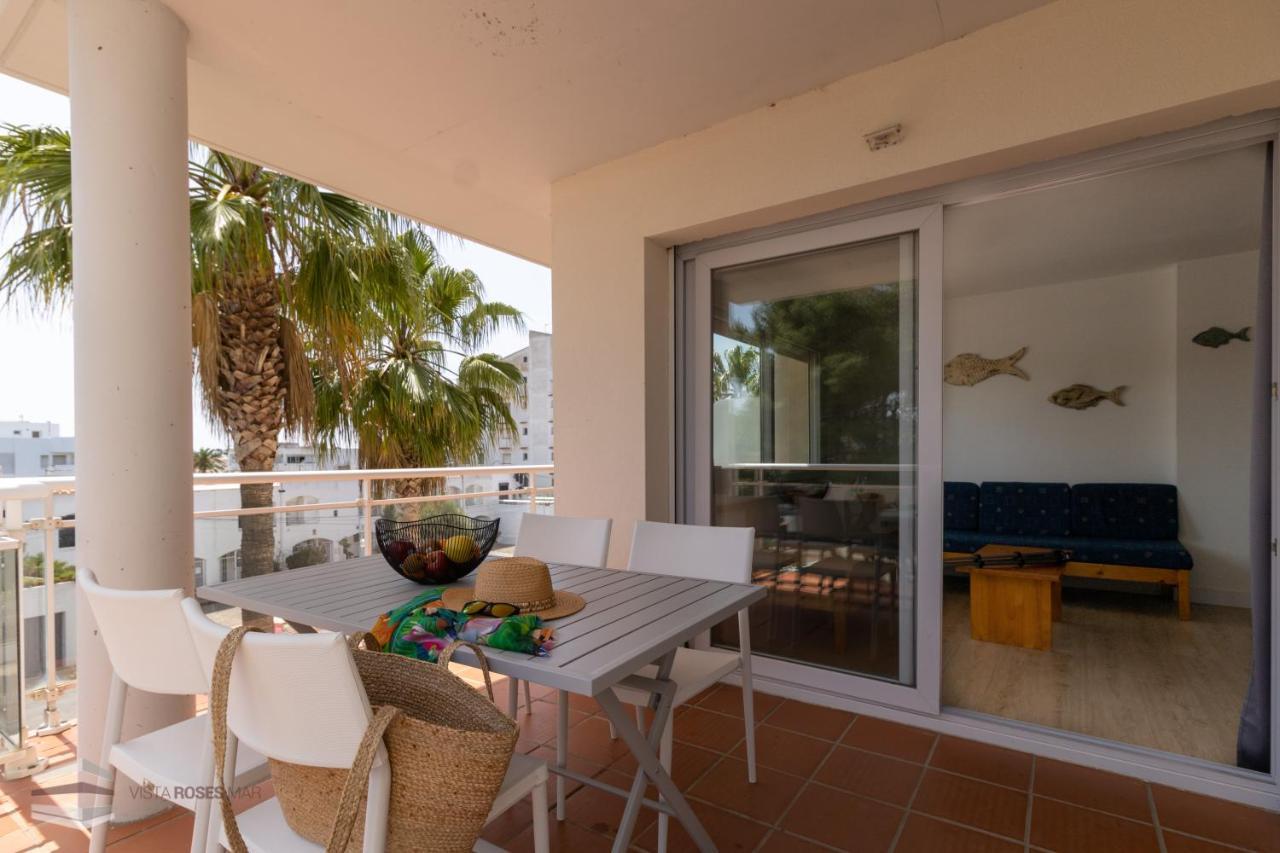 Vista Roses Mar - Apartamento Con Piscina II Экстерьер фото